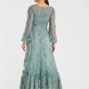 Mac Duggal Lace Long Sleeve Dress